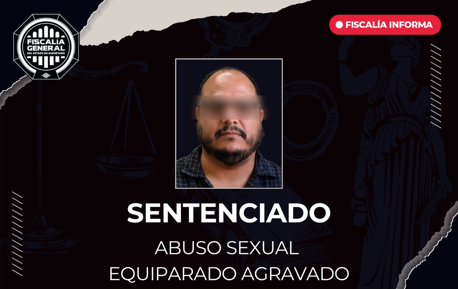 ¡Sentencia condenatoria de casi 12 años de prisión por abuso sexual contra una menor en Tequisquiapan! ⚖️🛡️🚨
