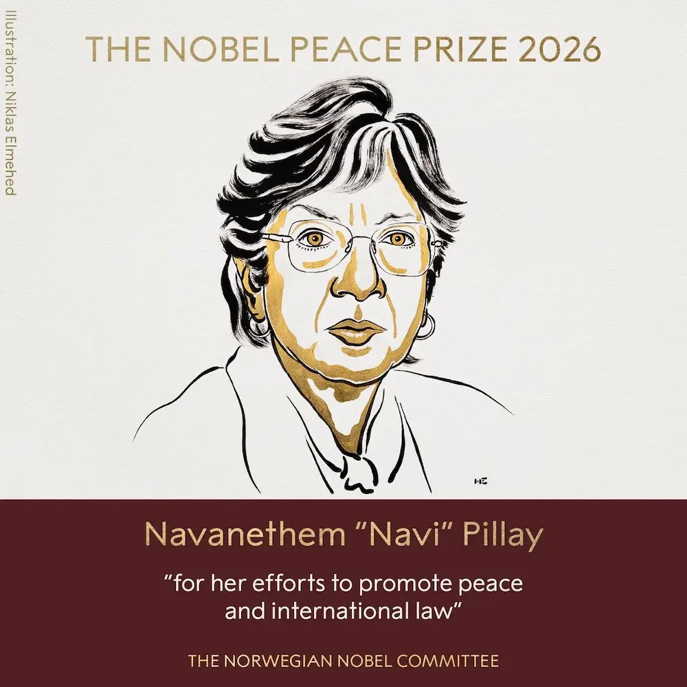 🏆🌍 Navi Pillay gana el premio Nobel de la Paz 2026 por su defensa de los derechos humanos
