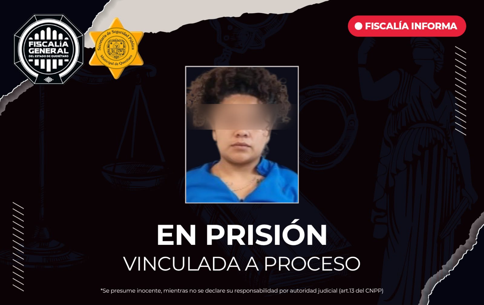 ¡Prisión preventiva por robo a comercio! Vinculan a proceso a mujer que sustrajo mercancía en plaza comercial de Querétaro ⚖️🚨🏢