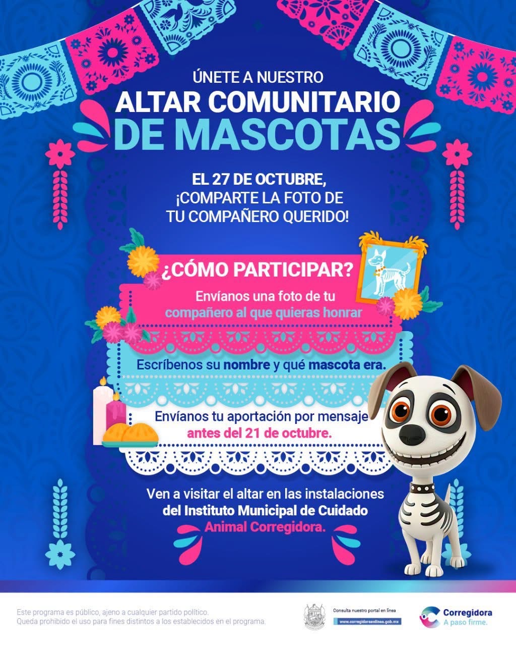 ¿Quieres recordar a tu mascota? Corregidora invita a participar en un altar comunitario