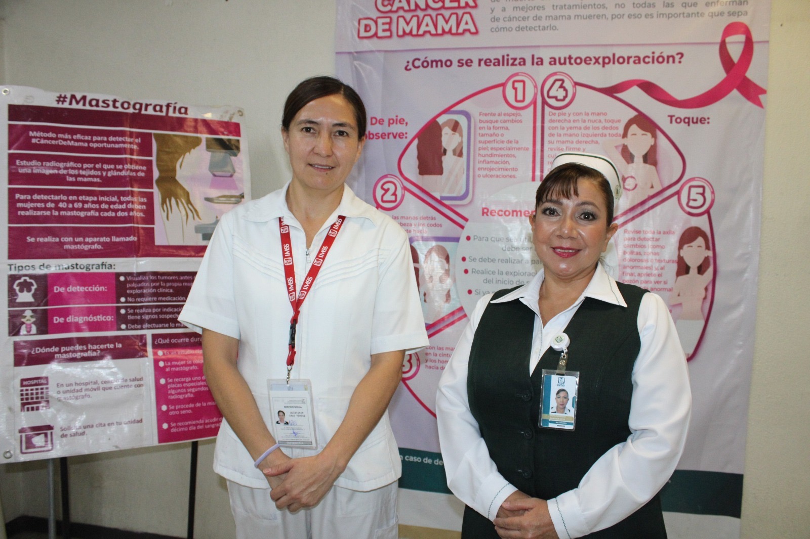 IMSS Querétaro llama a mujeres a revisar sus mamas una vez al mes