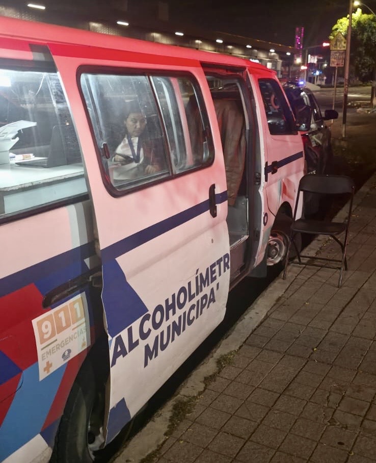 Detectan 36 pruebas positivas durante operativo alcoholímetro en Querétaro